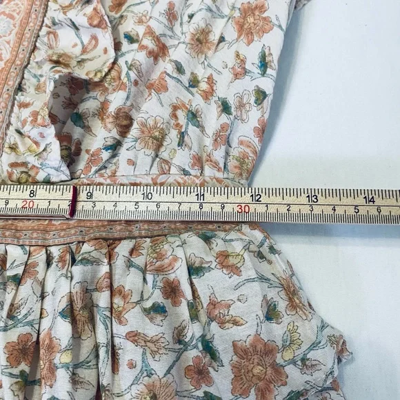 Elegant Floral Maxi Dress with Ruffle Details - Picture 12 of 16